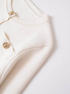 เสื้อสเวตเตอร์ถักขนแกะเมอริโนสำหรับผู้หญิงเสื้อสเวตเตอร์คอกลมกันหนาวสีทึบกันรอยยับสำหรับฤดูใบไม้ผลิ100% 2025แบบถักตามสั่ง - Product Image 5