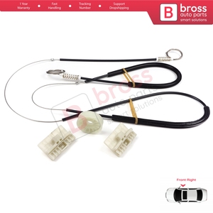 ชุดซ่อมมอเตอร์กระจกไฟฟ้า BWR650 สำหรับประตูหน้าขวา รุ่น A6 C6 S6 4F 4F2 4F5 ปี 2004-2011 แบบ 4/5 ประตู รหัส 4F0837462 - Product Image 5