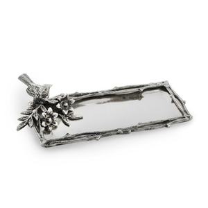 ถาดเสิร์ฟโลหะที่ออกแบบโดยช่างฝีมือพร้อมการผสมผสานของลวดลายแบบดั้งเดิมและทันสมัยที่สมบูรณ์แบบสำหรับการตกแต่งภายในบ้านของนักออกแบบ - Product Image 5