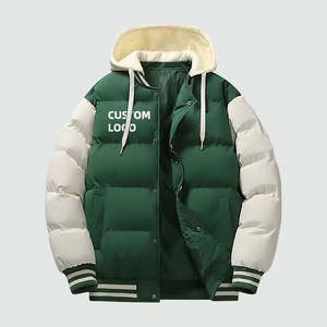 Veste à bulles fonctionnelle unisexe, rembourrage en duvet, chaude, imperméable, à capuche, légère, manteau d'hiver pour l'extérieur, idéal pour les voyages, le travail, la randonnée - Product Image 4