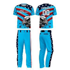 Uniformes de softball personnalisés OEM en gros, maillots unisexes sublimés, ensemble complet, respirants, séchage rapide, poches, 100% polyester, durables - Product Image 5