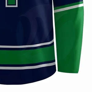 ¡Jersey de hockey sobre hielo hecho en fábrica de color sólido de nuevo estilo con nombre de equipo personalizado en stock! - Product Image 5