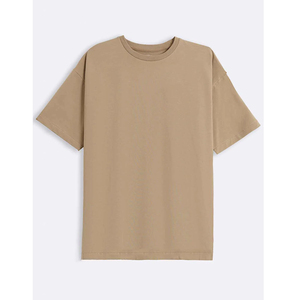 เสื้อยืดคอตตอนคุณภาพสูงทรงโอเวอร์ไซส์สำหรับผู้ชาย ระบายอากาศได้ดี แห้งเร็ว คอกลม สไตล์สปอร์ต แขนยาว - Product Image 5