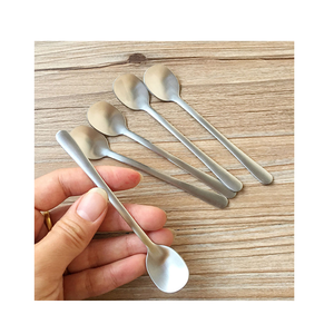 Cuillère En Acier Inoxydable Mini Café Thé Petites Cuillères Métal Épice Sucre Sel Cuillère Enfants Cuillère À Crème Glacée Gadgets De Cuisine - Product Image 3