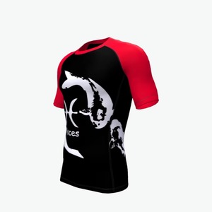 100% Polyester extensible Sport rash guard arts martiaux porter mma rashguard hommes bjj rashguard adultes garçons maillots de bain rush gard - Product Image 3