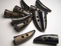 Boutons en corne de buffle faits à la main, de qualité export, écologiques, de forme naturelle, accessoires pour manteaux, aspect élégant, antique et naturel