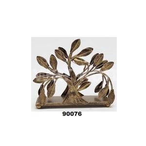 Offre Spéciale haute qualité Bronze métal feuille Design porte-serviettes élégant porte-mouchoirs pour dessus de Table et décoration de Table à manger - Product Image 1