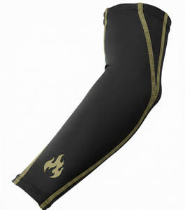 Manguitos tácticos de diseño personalizado con estampado propio, transpirables, refrescantes, para ciclismo, baloncesto, soporte para codo, venta directa de fábrica. - Product Image 2