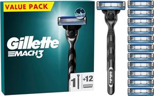 Recargas de 12 hojas de afeitar para hombre Gillette para Mach3 - Product Image 4
