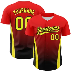 Maillot de baseball léger et respirant pour jeunes Design de sublimation imprimé personnalisé Nouvel uniforme de vêtements de sport de haute qualité - Product Image 1