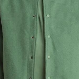 เสื้อแจ็กเก็ตเลตเตอร์แมนไม่มีลายออกแบบโลโก้ได้ตามต้องการ - Product Image 4