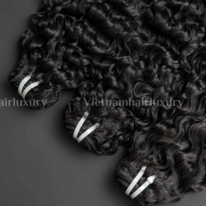 Wholesale Vietnamese Remy Hair Extension 100% Human Hair Weaving Machine Double Weft Super Double Drawn Cuticle Aligned Supplier - Product Image 1