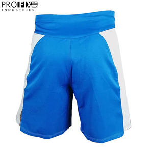 Pantalones cortos MMA de calidad superior con logotipo y diseño personalizados para hombre, cintura elástica, ropa profesional de artes marciales, pantalones cortos de algodón MMA - Product Image 2