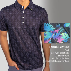 .Polo shirt for men short <b>sleeve</b> <b>golf</b> <b>top</b> with collar designed for comfort in sports walking and outdoor activity - Product Image 1