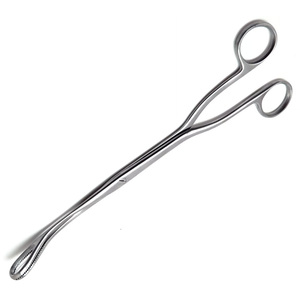 Pince éponge Foerster 9.5 "mâchoires dentelées incurvées Instruments chirurgicaux haut de gamme - Product Image 4