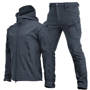 Conjunto Deportivo de Invierno para Hombre, Chaqueta Cortavientos Impermeable con Forro Acolchado y Pantalones de Esquí Cálidos - Product Image 3
