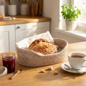 Panier à linge en rotin tressé à la main, écologique, avec couvercle, paniers de rangement faits à la main, naturels, modernes, multifonctionnels, Artex Green Earth Made - Product Image 4