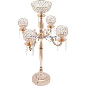 Candelabros decorativos para iluminación del hogar, artículos de mesa de diseño de lujo, candelabros de Metal de gran tamaño para interiores para uso en fiestas festivas - Product Image 1