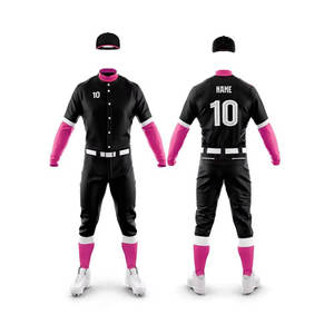 Uniforme de béisbol, camisetas de softbol, pantalón, uniforme de béisbol OEM, uniforme bordado de béisbol hecho a medida de secado rápido - Product Image 1