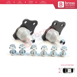 BSP1275-1 ชุดข้อต่อลูกหมากกันโคลงล่างด้านหน้า 2 ชิ้น สำหรับ Duster MK1 HS ปี 2010-2018 รุ่น 401602308R - Product Image 6