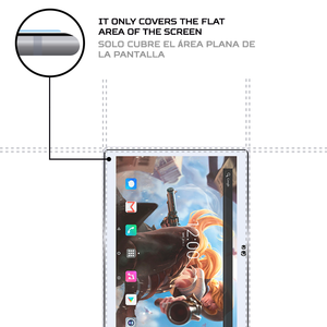 Protector de pantalla ANTISHOCK para tableta Xgody 107, cubierta protectora premium - Product Image 5