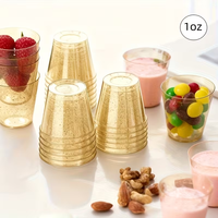 Verres à shot en plastique personnalisés de 1 oz, gobelets de fête, gobelets de mariage, mini gobelets à dessert