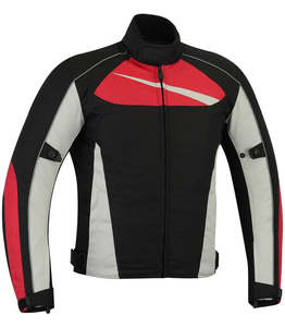 แจ็กเก็ตมอเตอร์ไซค์สำหรับผู้ชายเสื้อแจ็กเก็ตมอเตอร์ไซค์สไตล์ฤดูหนาวพร้อมซิปคุณภาพดี - Product Image 1