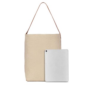 Sac fourre-tout en jute réutilisable pour femme, écologique, prix d'usine en gros, avec votre logo - Product Image 1