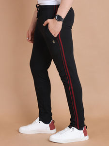 Pantalons de jogging de sport en coton et élasthanne respirant pour hommes, de haute qualité, personnalisés, en maille bouclée, colorés, service OEM, vente en gros - Product Image 4