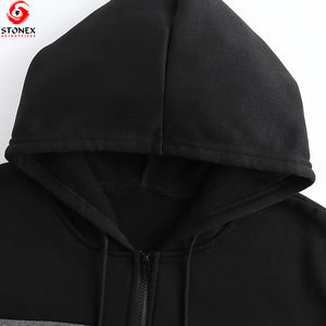 Sudadera con Capucha de Alta Calidad y Bajo Precio para Hombre, Corte Regular, 100% Algodón, Felpa, Color Sólido, con Cierre, Ropa de Calle de Invierno, Transpirable y de Secado Rápido - Product Image 4