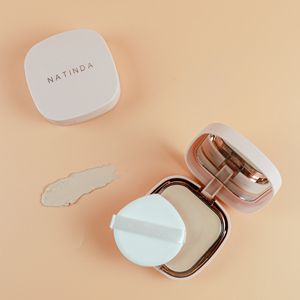 Fond de teint en poudre anti-rides longue durée NATINDA Silky Cover Pact pour tous les types de peau |   Cosmétiques de beauté coréens |   OEM/ODM - Product Image 5
