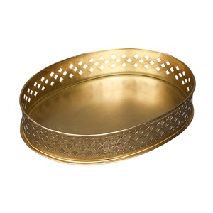 Plateau en aluminium de luxe pour la décoration de mariage d'hôtel de maison dans le prix de gros du fabricant indien - Product Image 5