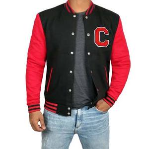 Customized Logo Men's Winter <b>Wool</b> Baseball Jackets Embroidered Chenille Patches Varsity Style New Arrival Canvas Leather Sleeves - Product Image 2