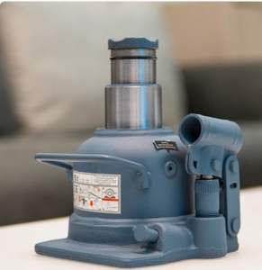 Cric hydraulique en alliage d'aluminium à profil bas, 10 tonnes, double vérin, portée de levage 4,7-8,8, cric de voiture court et compact soudé - Product Image 3