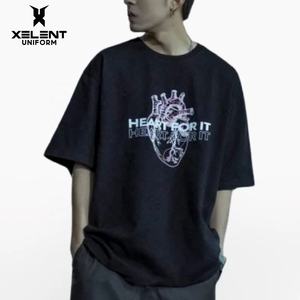 Camiseta Techwear 2026 para Hombre, Impermeable, Estilo Urbano, Estampada, Manga Corta, Transpirable, Color Negro - Product Image 5