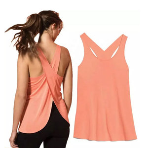Camiseta sin mangas de compresión de Yoga de gimnasio tejida 2025 para mujer personalizada para entrenamiento de ejercicio transpirable con botón de lentejuelas para ciclismo de mujer - Product Image 4