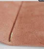 Couverture de menu A4 en cuir de vache véritable avec logo personnalisable en relief, style Hunter, certifiée ISO, couleur brun fauve, pour hôtel et restaurant