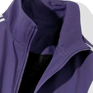 Logo personnalisé Color Block Hiver Coupe-vent Coupe-vent Survêtements Veste de sport légère Pantalon Polyester à séchage rapide Entraînement - Product Image 5