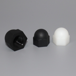 M3 M4 M5 M6 Nylon vít Nut M8 M10 M12 Nylon acorn cap Dome Nuts trắng/đen nhựa hình lục giác HEX NUT - Product Image 6