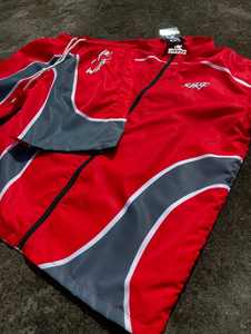 Ensemble survêtement personnalisé deux pièces short Design Streetwear Ensemble survêtement coupe-vent réfléchissant pour homme - Product Image 4