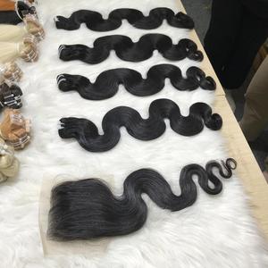 ปิดผมคลื่นร่างกายลูกไม้ HD, ชุดผมเวอร์จินเวียดนาม 100 ชุดผมเวอร์จินสําหรับผู้หญิงผิวดํา - Product Image 3