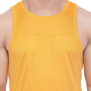 Débardeur en coton pour homme avec logo personnalisé du fabricant pour entraînement de fitness sans couture maillot de corps pour musculation - Product Image 6