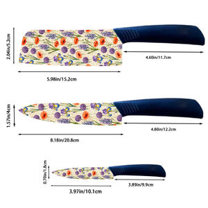 Juego de Cuchillos de Cocina de Cerámica Premium de Nueva Tendencia, 7 Piezas con Mangos de Plástico, Aptos para Lavavajillas, para Aventuras al Aire Libre, Precio de Fábrica, Ebay - Product Image 2