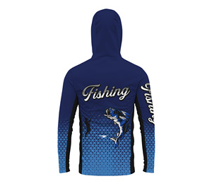 เสื้อตกปลาของผู้ชายผ้าแห้งเร็วปรับแต่งได้เสื้อผ้าปลาแบบระเหิดขนาดใหญ่พิเศษสำหรับทัวร์นาเมนต์ - Product Image 4