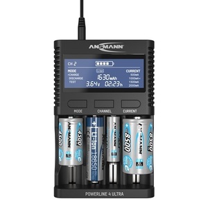 Cargador Universal UBC Powerline 4 Ultra con Fuente de Alimentación de 1.2 V NiMH y 3.6 V Li-Ion, Accesorio Electrónico ANSMANN - Product Image 5