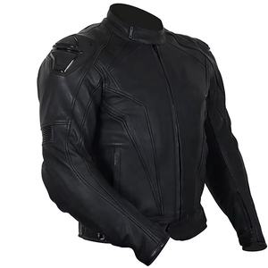 Tamaño personalizado Streetwear chaqueta de moto para los hombres Nuevo estilo Venta caliente hombres chaqueta de moto - Product Image 3