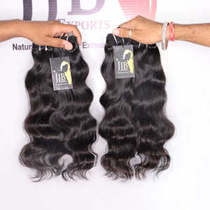 ผมต่อจากผมมนุษย์มัดเป็นลอนคลื่นพร้อมที่ปิดลูกไม้แบบ HD - Product Image 2