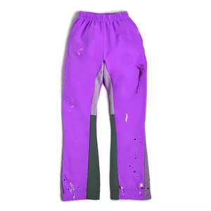 Pantalones personalizados, pantalones de chándal de pierna ancha, pantalones de chándal de algodón de felpa francesa, pantalones de chándal rectos de doble cintura, pantalones de chándal Acampanados para hombres - Product Image 6