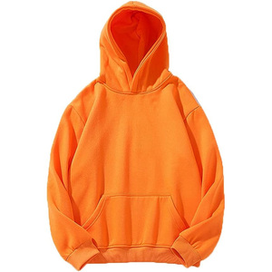 Haut élégant à la mode Design personnalisé classique confortable pull léger Streetwear couleur unie surdimensionné Hoodi homme - Product Image 2