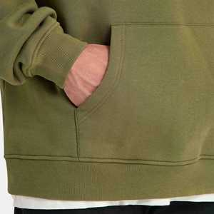 Nouveauté 2026 : Sweat-shirts oversize tendance en coton mélangé, respirants, basiques, avec tissage au crochet ajustable, teinture unie, pour l'hiver - Product Image 4